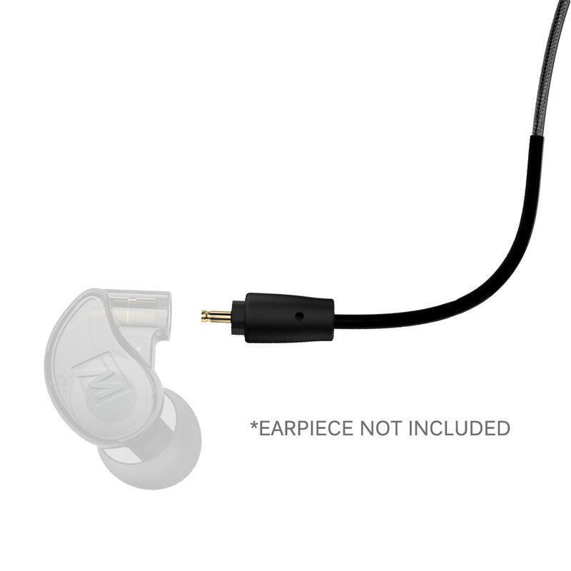 MEE audio MX PRO Series and M6 PRO Replacement Headset Cable with In-line Microphone and Remote (Black) - Image 4